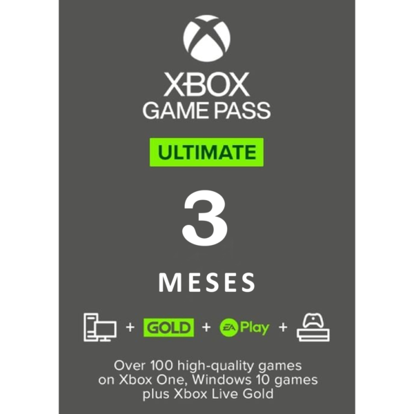 Xbox Game Pass Ultimate 3 Meses