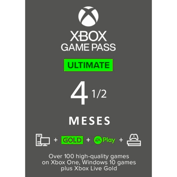 Xbox Game Pass Ultimate 4 ½ Meses